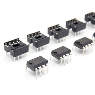 ( 5each ) Ne 555 Ic 555 &amp; 8 Pin Dipซ็อกเก็ต