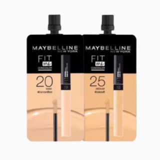 (2 เฉดสี) Maybelline Fit Me Concealer เมย์เบลลีน ฟิต มี คอนซีลเลอร์ ผลิตภัณฑ์ปกปิดริ้วรอยบริเวณบนใบหน้า 2 มล.