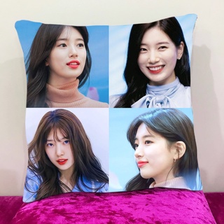 หมอนอิงสั่งทำ ใส่ได้4รูป หมอนอิงขนนุ่ม หมอนอิงโซฟา หมอนอิงในรถ หมอนอิง Cushions แบซูจี Bae Suzy