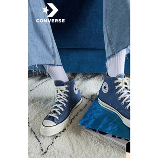 Converse Chuck 70 รองเท้าผ้าใบข้อสูง สีฟ้า -326