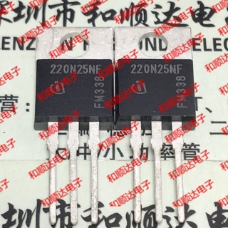 2pcs 220N25NF ทรานซิสเตอร์ Mosf To - 220 Ipp220N25Nfd To220 250 V / 61 A 2 ชิ้น