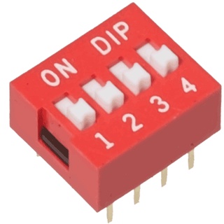 4 Bit DIP Switch สวิตซ์เลื่อน