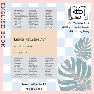 [Querida] หนังสือภาษาอังกฤษ Lunch with the Ft : A Second Helping [Hardcover] by Lionel Barber