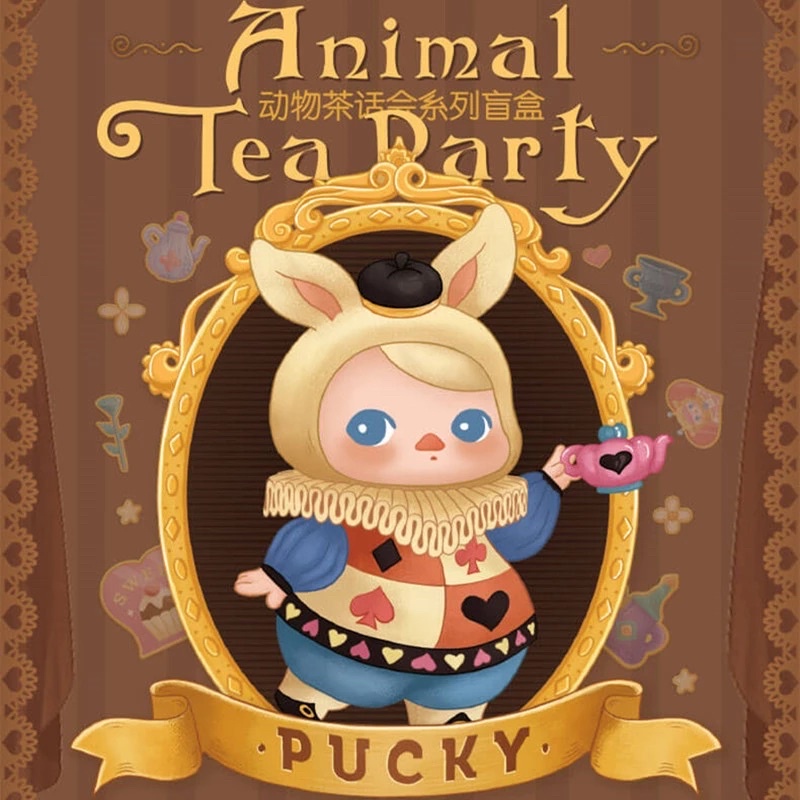 Pop Mart Pucky Animal Tea Party Blind Box