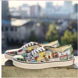 รองเท้าผ้าใบ ส่งฟรีEms✨  x Peanuts Authentic Comics สินค้าพร้อมกล่อง 🔥พร้อมส่ง👟