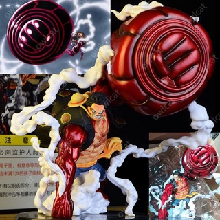 โมเดลวันพีช Gear 4 Luffy Boundman 22cm King Kong Gun VS Doflamingo Ver. วันพีซ ฟิกเกอ One Piece Monkey D Luffy PVC Figure Dressrosa Version Gear Fourth OnePiece Anime