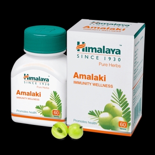 Himalaya Amalaki วิตามินซีมะขามป้อม ผิวขาวใส ขนาด 60 เม็ด