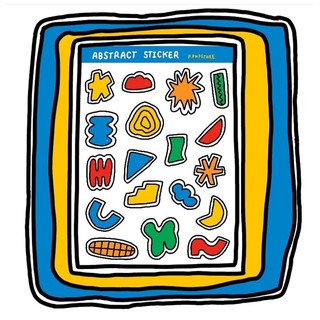 Abstract sticker - p.pnpstore
