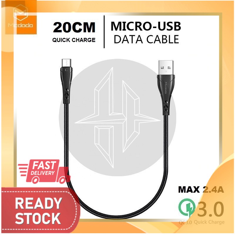 MCDODO CA-7450 0.2M/1.2M MAMBA SERIES DATA CABLE - MICRO