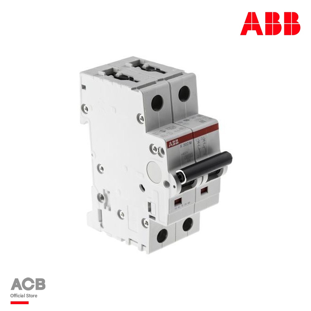 ABB เมนเซอร์กิตเบรกเกอร์ 2 แอมป์ 2 โพล 10 kA (IEC 60898-1) | S202M-C2  l ACB Official Store