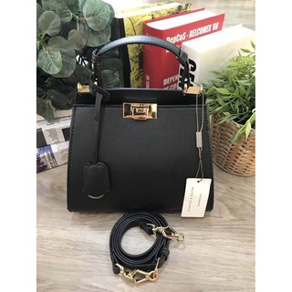 กระเป๋าสะพาย CHARLES ANGULAR PUSH-LOCK HANDBAG 2018