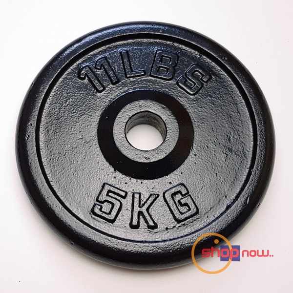 แผ่นน้ำหนัก เหล็ก 1 นิ้ว 5 KG