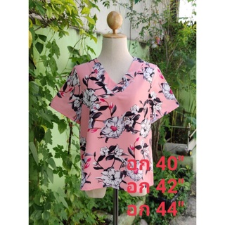 เสื้อแฟชั่นเกาหลี เสื้อทำงาน สาวอวบ บิ๊กไซร์