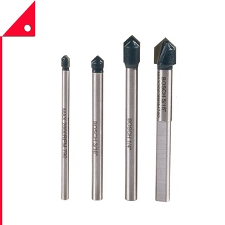 Bosch : BCHGT2000* ชุดดอกสว่าน Carbide Tipped Glass Drill Bit Set, 4-Piece