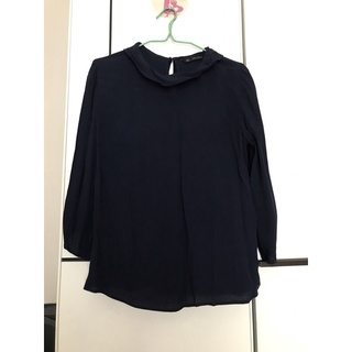 เสื้อ zara size s สีกรมท่า