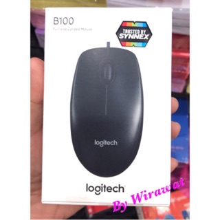 Mouse Logitech B100 เมาส์สายงานคุณภาพ รับประกันศ