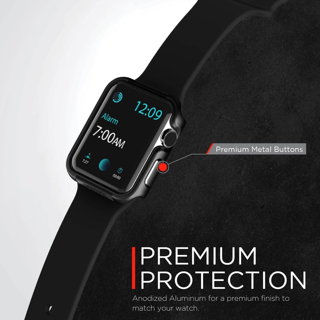 X-Doria Defense Edge เคสกันกระแทก Apple Watch 1,2,3,4 (38/40/42/44 mm.) Case X-Doria Defense Edge Metal Guard