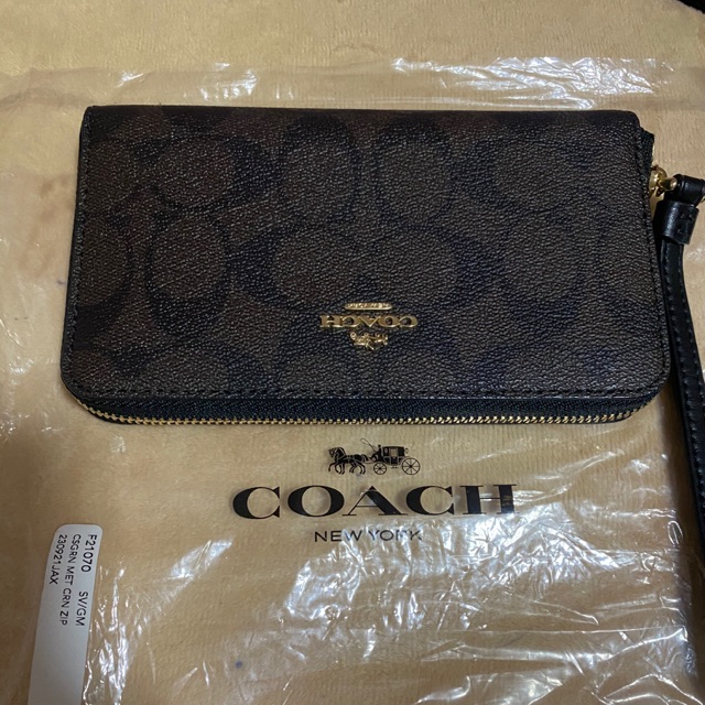 Coach กระเป๋าใส่บัตร ใส่โทรศัพท์