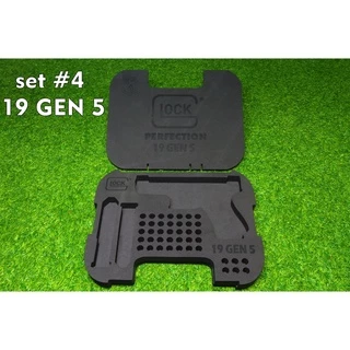 GLOCK 19 GLOCK 26 และ SIG SAUER P365 โฟม EVA ตัดเข้ารูปกล่องเดิม (มีสินค้าพร้อมส่งในไทย)