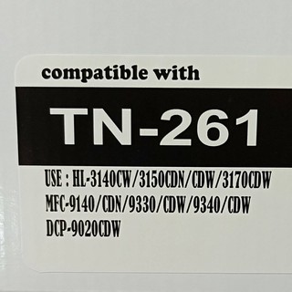 Leader Toner  ตลับหมึกเลเซอร์เทียบเท่า TN-261BK / HL-3150CDN/ HL-3170CDW/ MFC-9140CDN/ MFC-9330CDW/ MFC-9340CDW