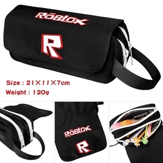Roblox กล่องดินสอ ผ้าแคนวาส ลายการ์ตูนเกม มีซิป แบบพกพา สําหรับเด็กนักเรียนผู้ชาย และเด็กผู้หญิง