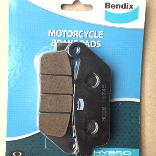 ผ้าเบรคหน้า Bendix MD28 Cbr 300 และ 250 no abs