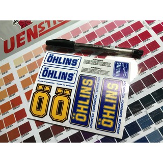 สติกเกอร์ DECAL OHLINS PATTERN C สําหรับติดตกแต่ง