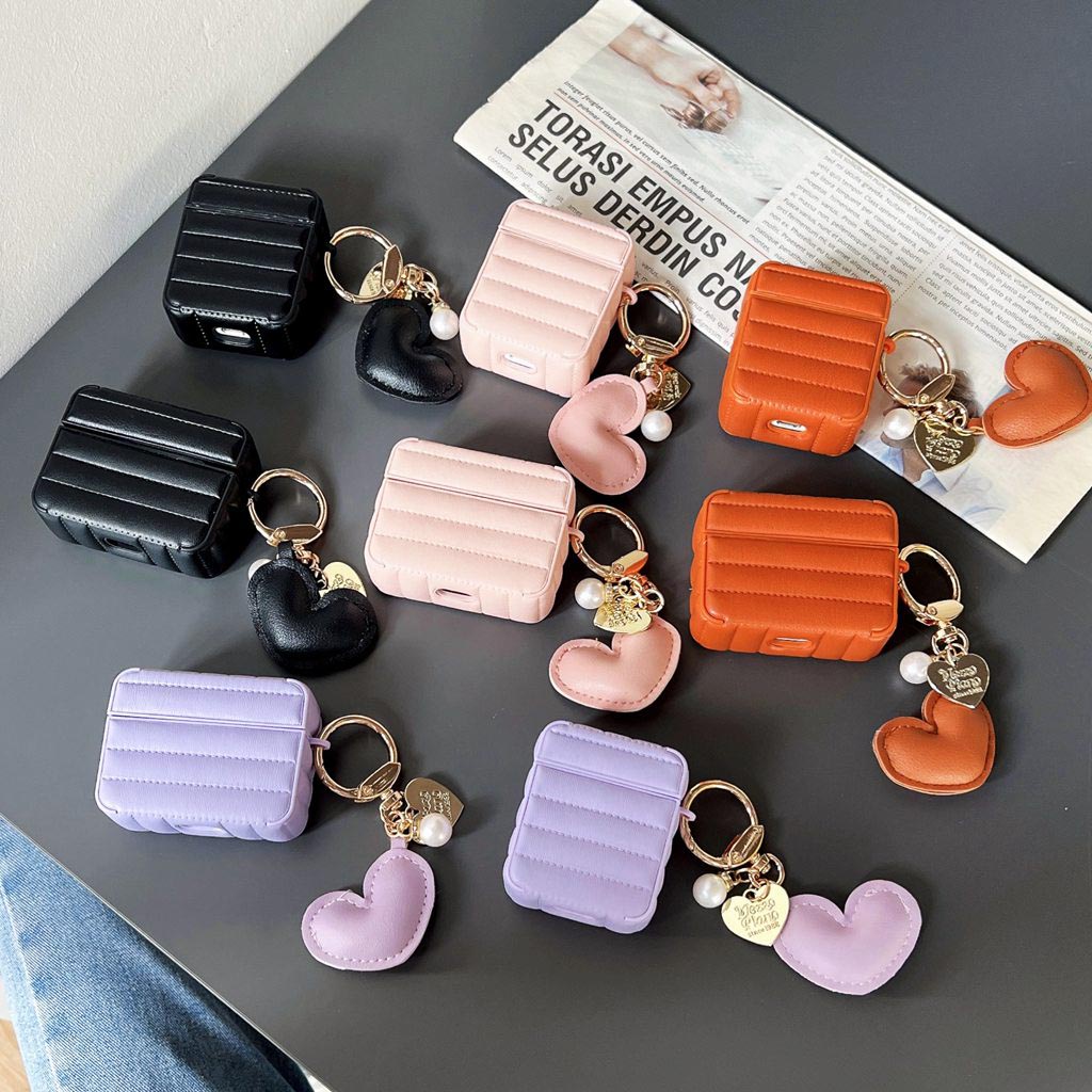 เคสหูฟังบลูทูธไร้สาย TPU นิ่ม รูปแจ็กเก็ต 3 มิติ กันฝุ่น กันตก พร้อมจี้ห้อย สําหรับ Airpods Pro 2 1