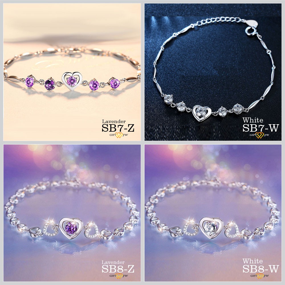- SB7 Gelang Tangan Silver Korea/S925 Rantai Tangan Korea/Silver Bracelet/Gelang Silver