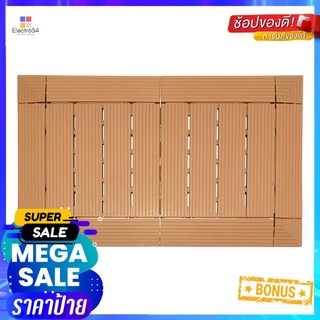 แผ่นกันลื่น ME LIVING SHUTTER 45x75 ซม. สีน้ำตาลอ่อนANTI-SLIP MAT ME LIVING SHUTTER 45x75CM LIGHT BROWN