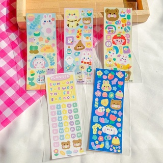 stickers diecut  สติ๊กเกอร์ลายการ์ตูนน่ารักๆ