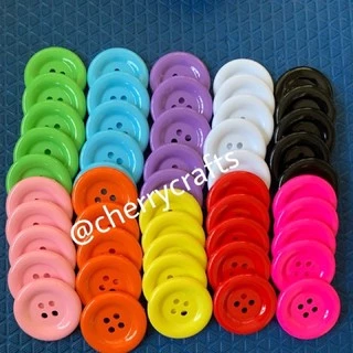 กระดุมยักษ์ 5 เซ็น 30เม็ด 100 เม็ด กระดุมพลาสติกเสริมพัฒนาการ