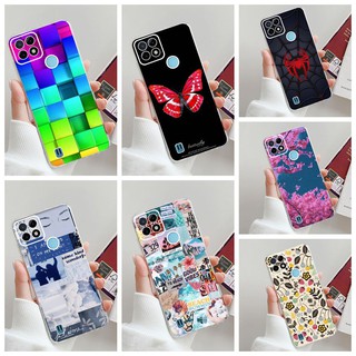 เคสโทรศัพท์มือถือซิลิโคน Tpu ลายกันชนสําหรับ Oppo Realme C21Y Realmec21Y C 21Y