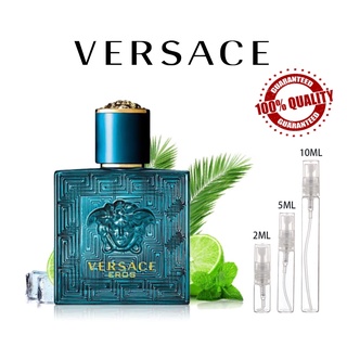 ขายน้ำหอมแบรนด์แท้ 100% Versace Eros EDT &amp; EDP 5ml/10ml