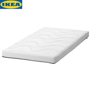 IKEA KRUMMELUR ครุมเมลูร์ ที่นอนโฟมสำหรับเตียงเด็กอ่อน ปลอกด้านนอกถอดออกง่าย มีช่องสำหรับซ่อนหัวซิป 60x120x8 ซม.