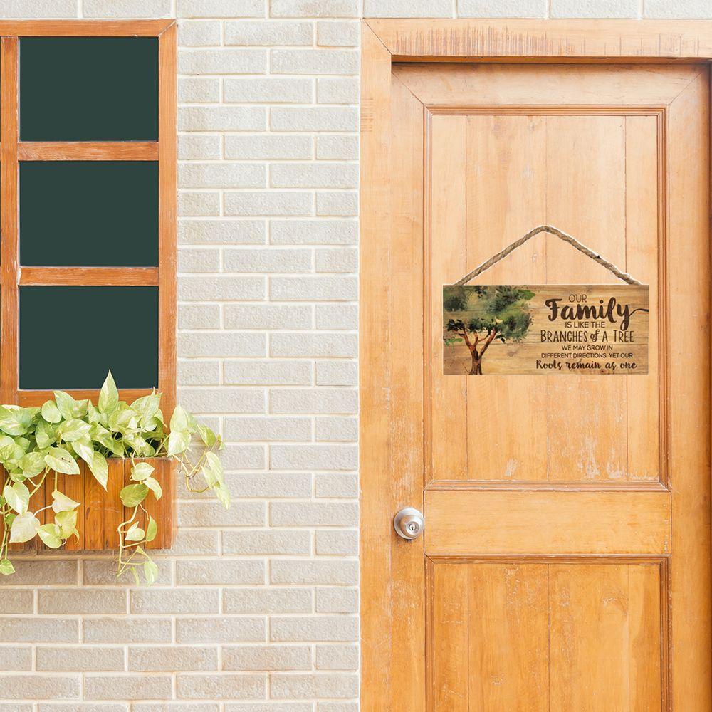 Topbeauty ป้ายต้อนรับ Rustic Sweet ตกแต่งแขวน Wall Pediments ไม้ - รูปที่ 6