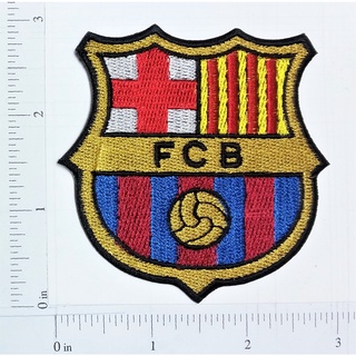 FCB BARCELONA Football Club logo โลโก้ทีมฟุตบอล บาเซโลน่า ตัวรีดติดเสื้อ เย็บติดเสื้อ ตกแต่งเครื่องแต่งกาย