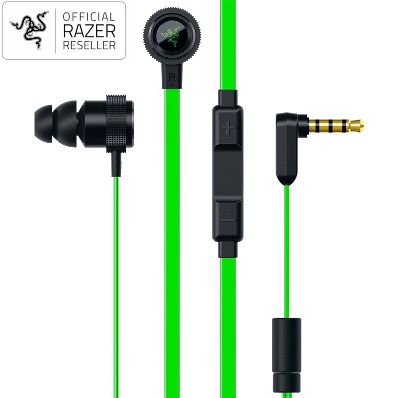 Razer Hammerhead Pro V2 Earphone 3.5mm Wired In Ear Gaming Headset With Mic (หูฟังเกมมิ่ง พร้อมกล่อง)