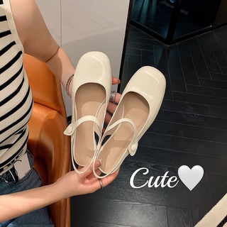 🌺รองเท้ารัดส้นผู้หญิง รองเท้าแตะรัดส้น Baotou สไตล์เกาหลี  สไตล์โรม Strappy Sandals มากเหมาะสำหรับร้านกาแฟและถ่ายรูป