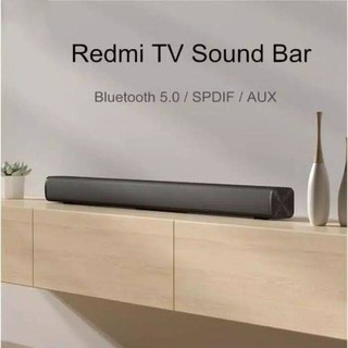 Redmi TV Soundbar speaker 30W โฮมเธียเตอร์ติดผนัง อุปกรณ์สเตอริโอไร้สายบลูทูธ - Black