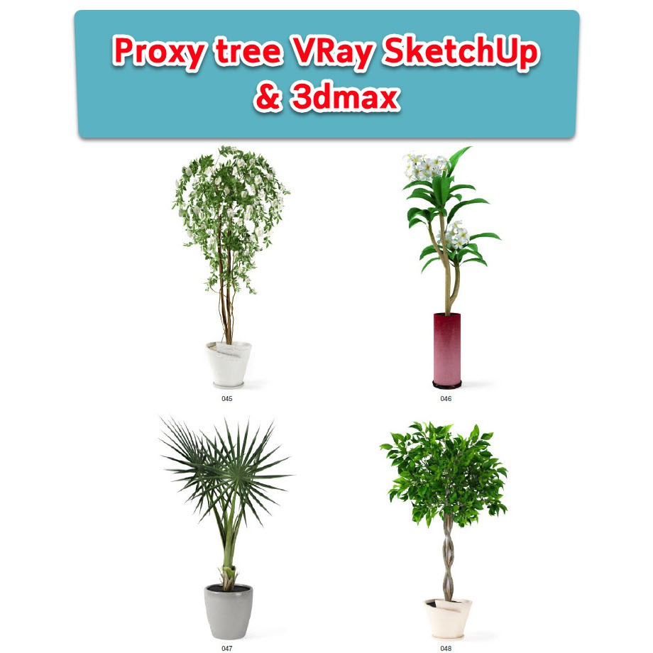 Proxy tree for VRay SketchUp &amp; 3dMax (Archmodel v.75)