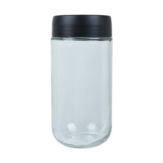 🔥HOT🔥 ขวดโหลแก้วฝาเกลียว MAGNIFF 0.8 ลิตร สีดำ ขวดโหล GLASS CANISTER WITH SCREW LID MAGNIFF 0.8L BLACK