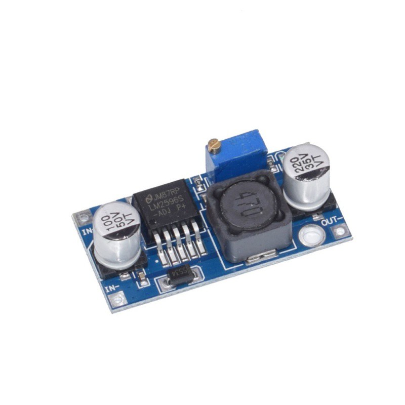Dc-dc Buck โมดูล 3A โมดูล Buck ปรับได้ LM2596 ตัวควบคุมแรงดันไฟฟ้า 24V ถึง 12V 5V 3V