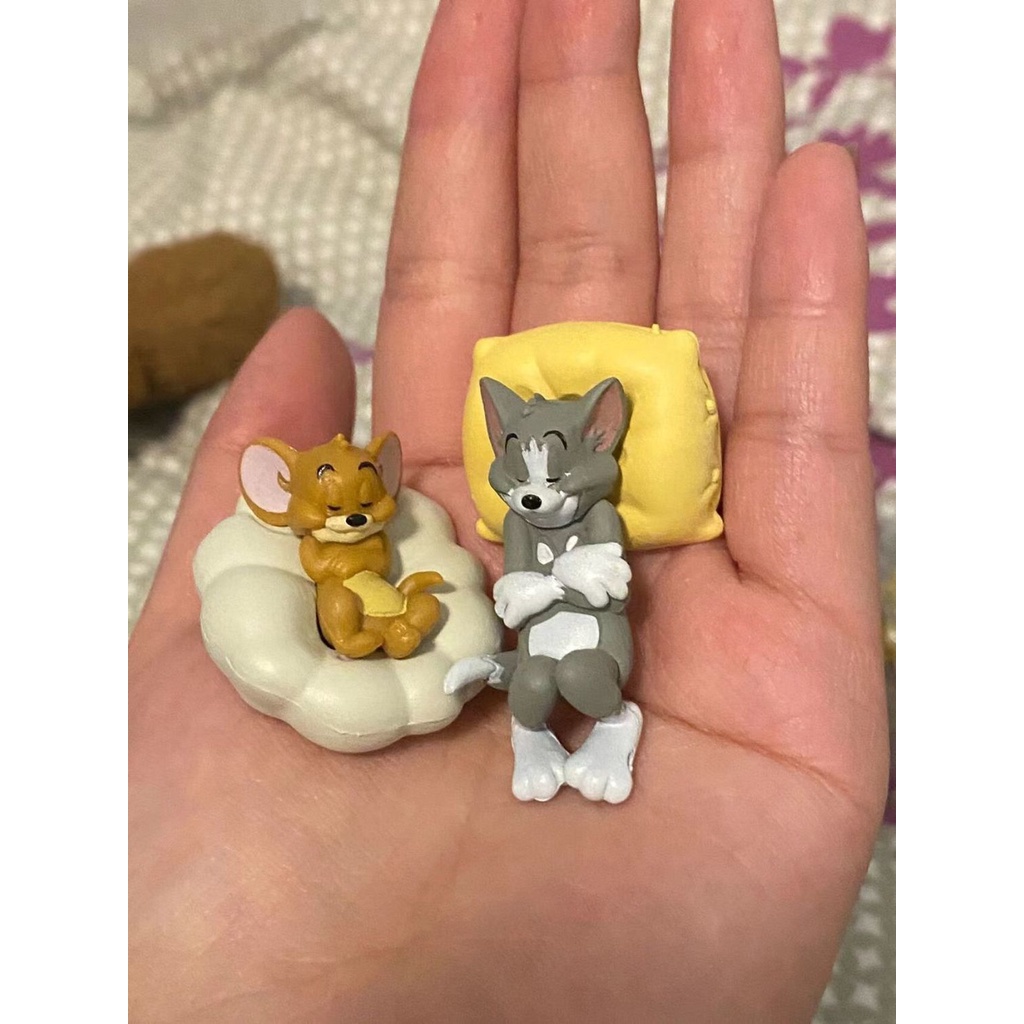 ฟิกเกอร์ Tom and Jerry Sleeping Friend Pvc รูปแมว และหนูน่ารัก สําหรับตกแต่งเค้ก 5 ชิ้น ต่อชุด - รูปที่ 6