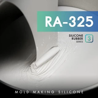 ยางซิลิโคนไต้หวัน RA-325 SILICONE RUBBER ยางซิลิโคนทำแม่พิมพ์ เก็บรายละเอียดได้ดี แห้งเร็ว เนื้อแข็งปานกลาง - ชุด 5 กก.