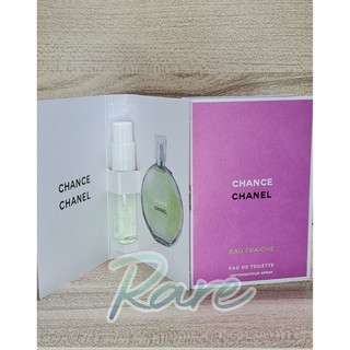 Chanel Chance Eau Tendre EDT 2ml.ขวดแก้วหัวสเปรย์ ขนาดทดลอง