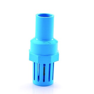 หัวกะโหลก -หนา ฟ้า PVC SCG FOOT VALVE-WS B
