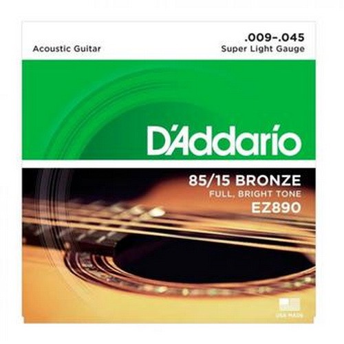 D'Addario EZ890 สายกีต้าร์โปร่ง รุ่นEZ890  09 - 45
