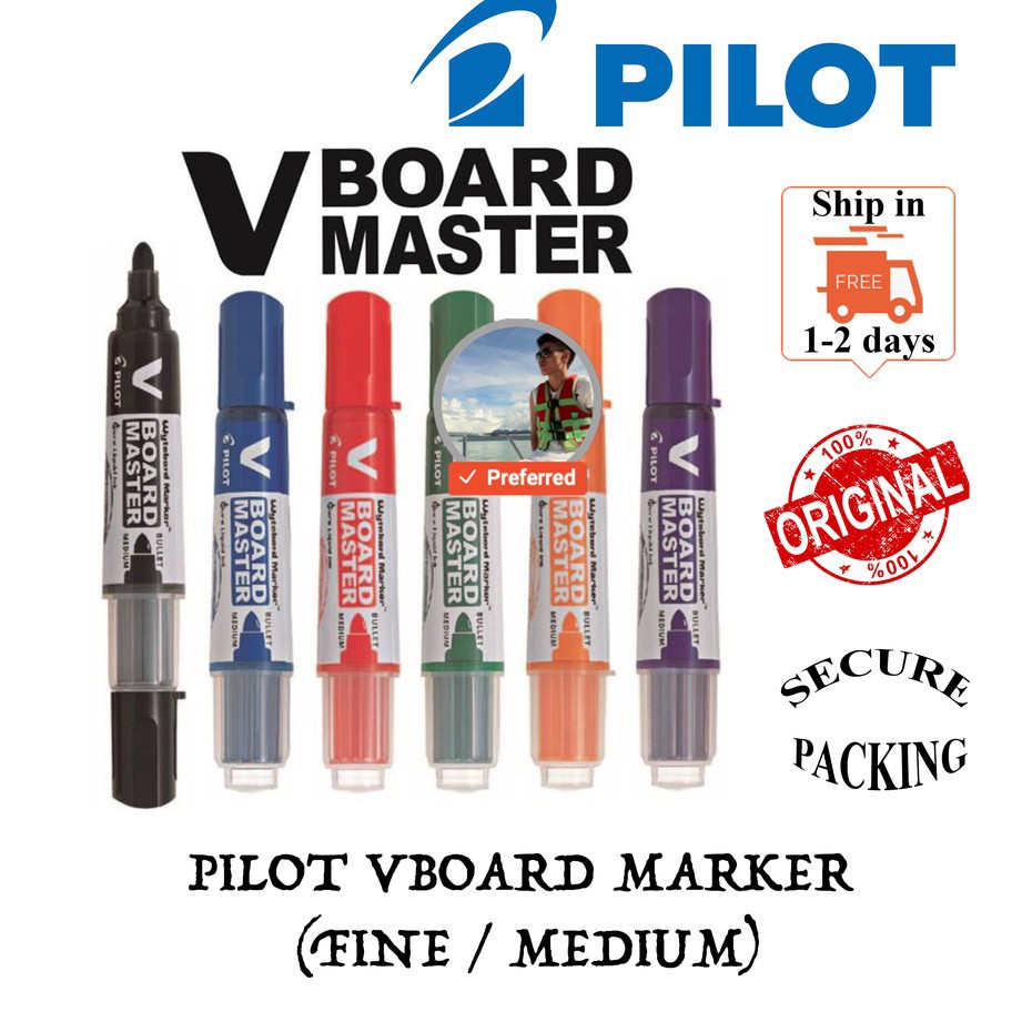 Pilot VBoard Master ปากกาไวท์บอร์ด/ Pilot V-Board Master ปากกาไวท์บอร์ด *