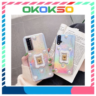 เคสโทรศัพท์มือถือ กันกระแทก ลายการ์ตูนหมี สําหรับ OPPO Reno6 5G Reno5 5G Reno5pro A52 A72 A92 A53 A32 A9 2020 A5 2020 A11 A31 F11 F9 F9pro R17